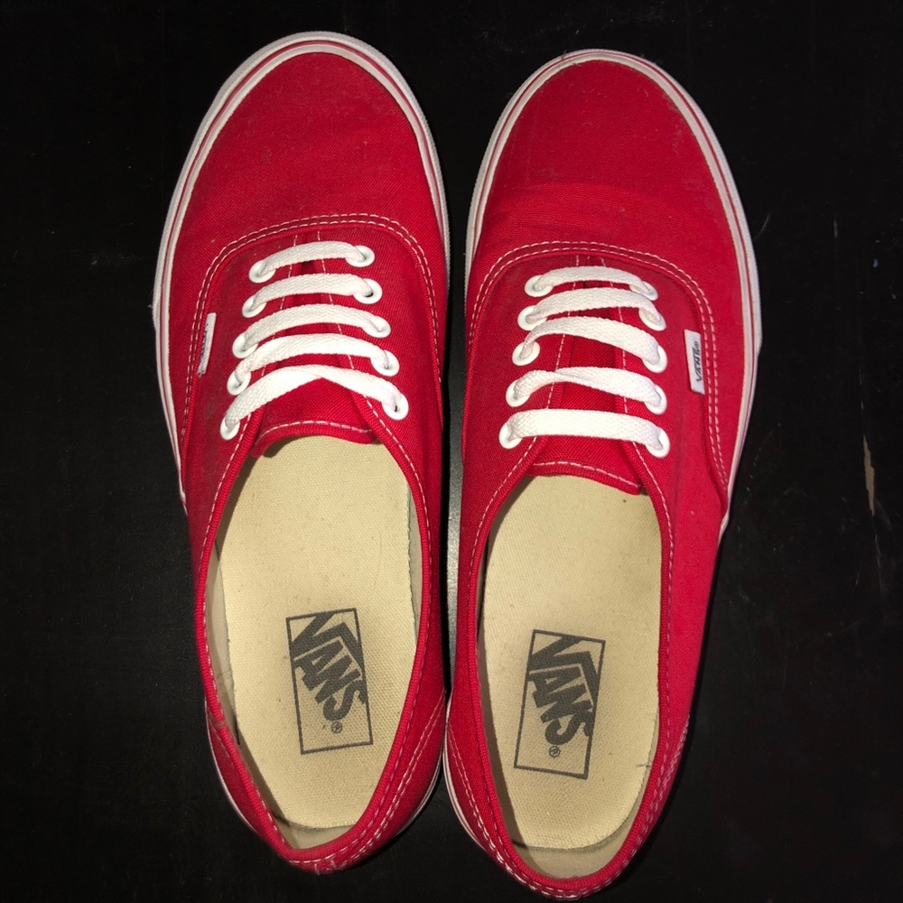 Men’s red vans